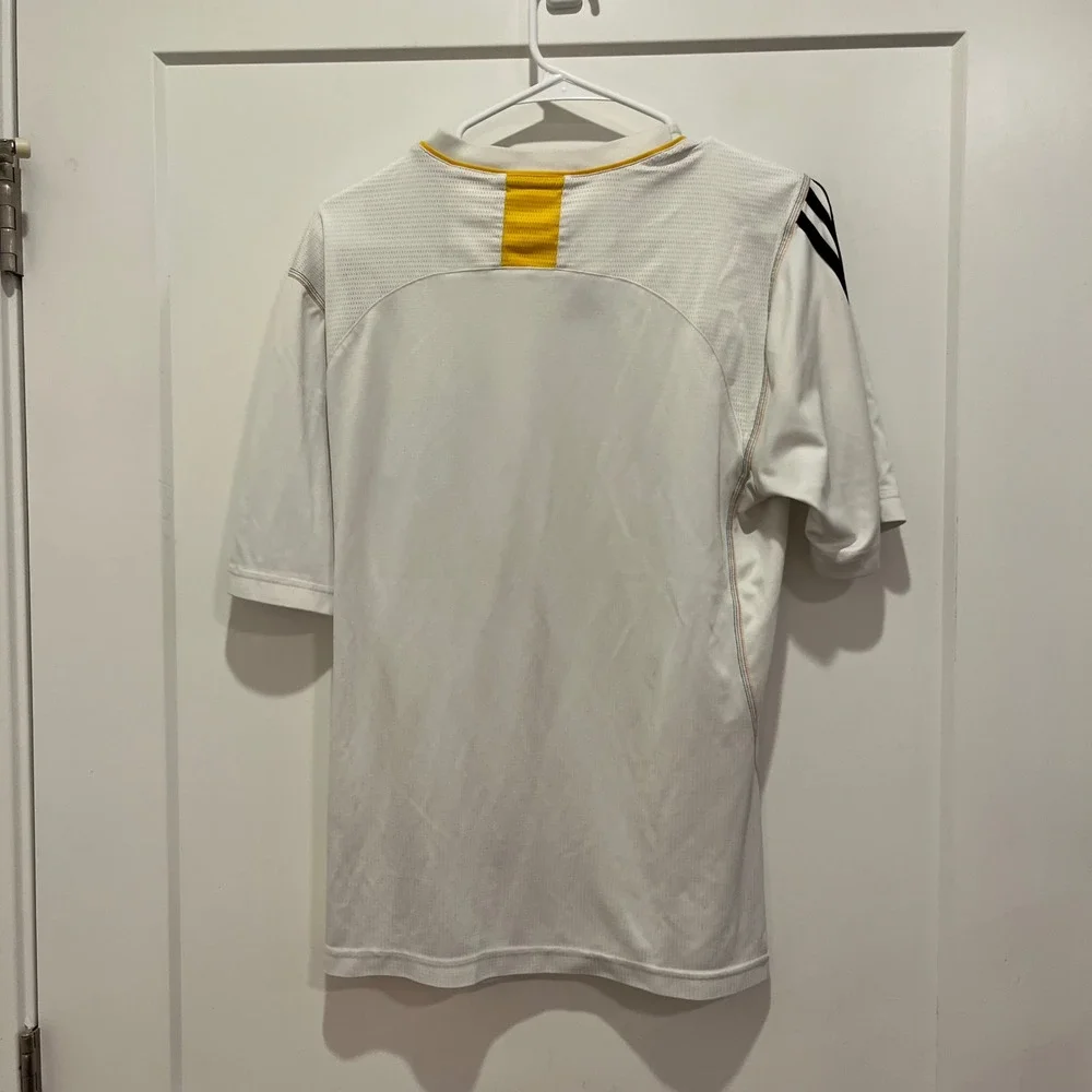 Adidas Predator Climacool Soccer Jersey Mens Medium White Black Yellow Training